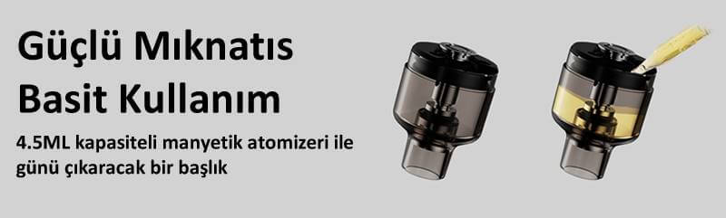 Drag X 4.5ML Kapasiteli Başlığı ve Likit Dolumu